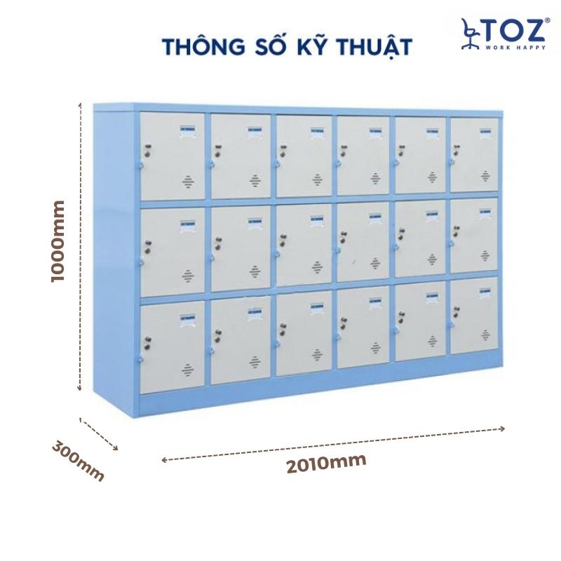 kich thuoc tu locker de do hoc sinh 18 ngan