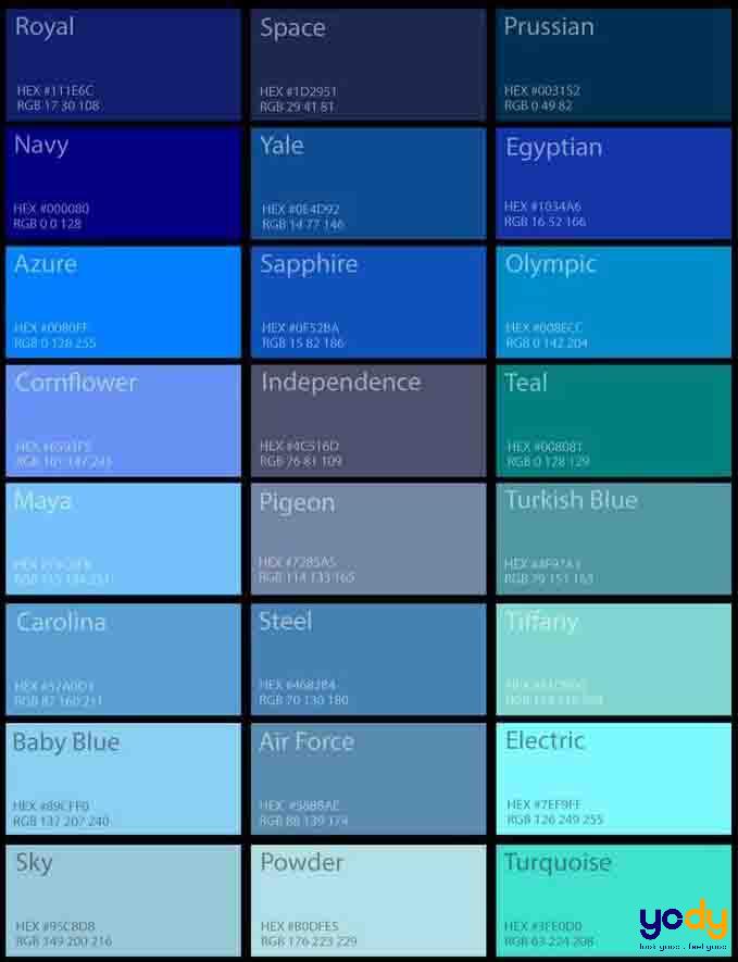 Màu xanh dương đậm