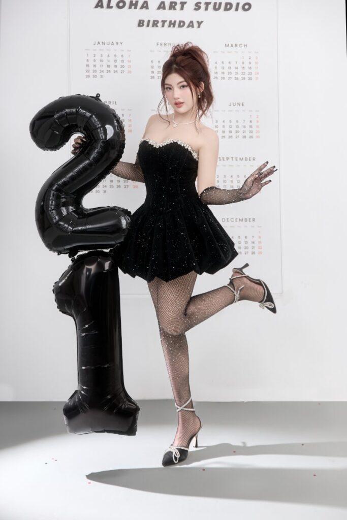 Vì sao bóng số lại trở thành phụ kiện chụp ảnh sinh nhật hot như vậy? ( Nguồn ảnh: Sưu tầm )