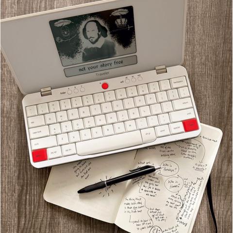 Máquina de escribir de escritura libre