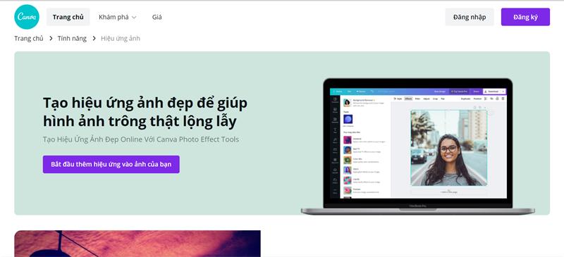 Canva: Tạo hiệu ứng ảnh đẹp online