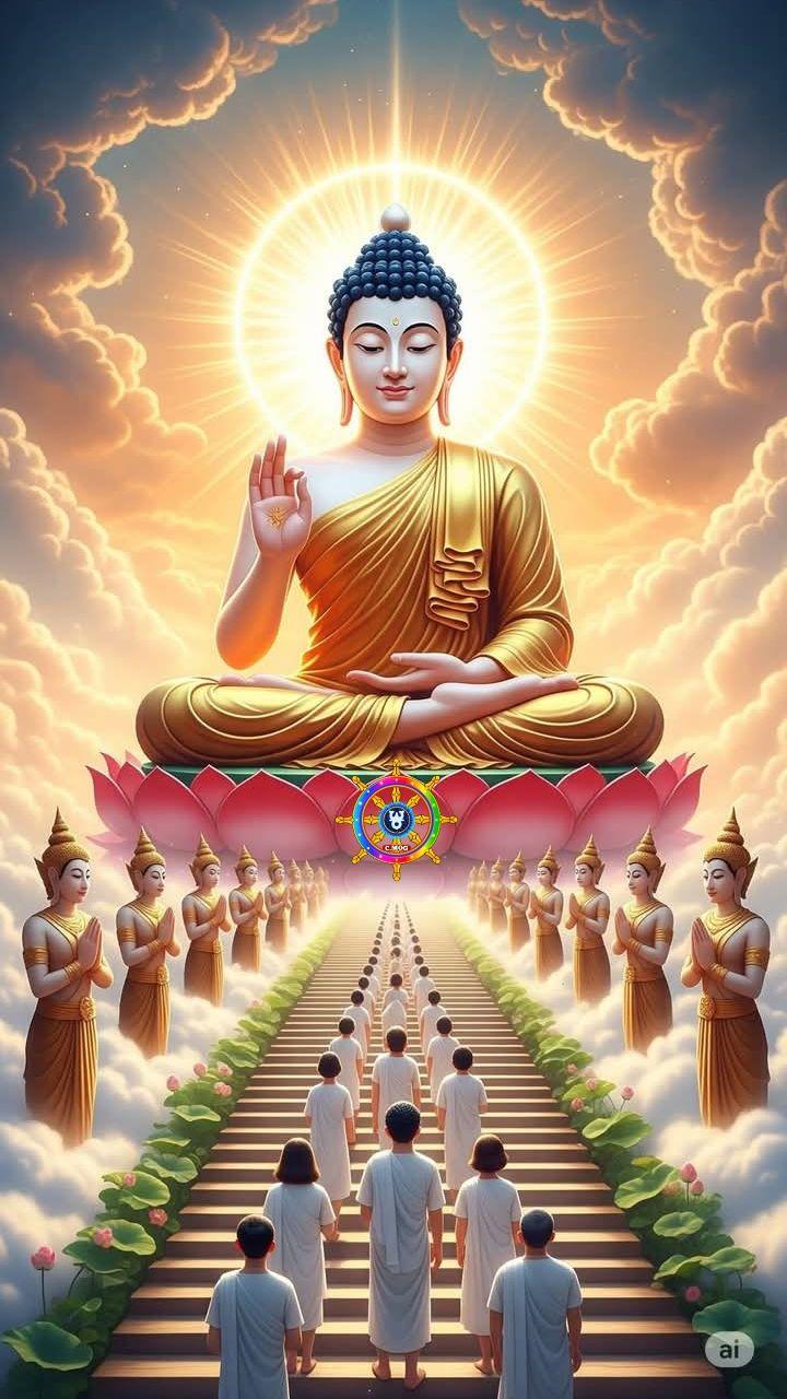 Ảnh Phật A Di Đà cho không gian thiền