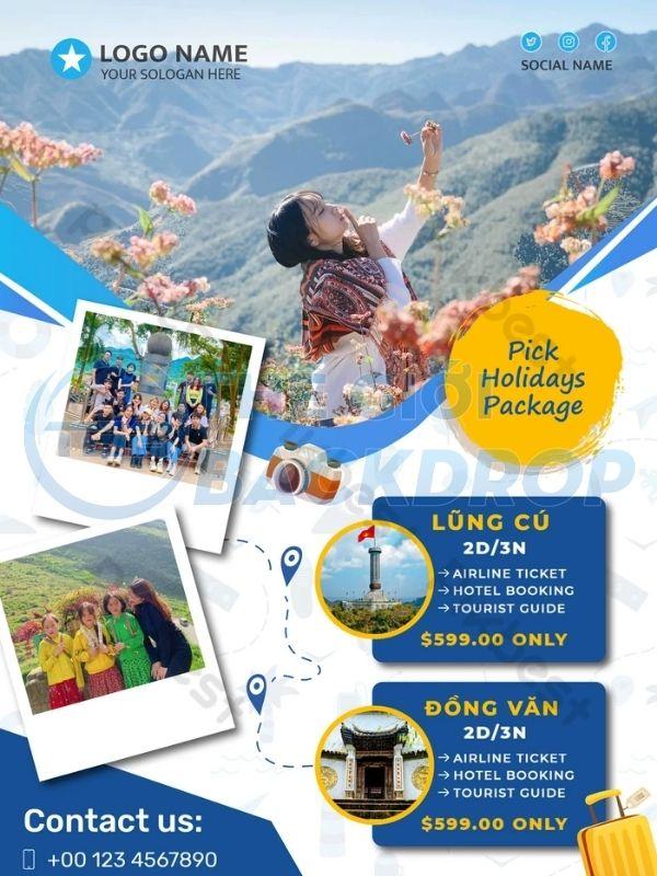 Poster du lịch tour Lũng Cú, Đồng Văn
