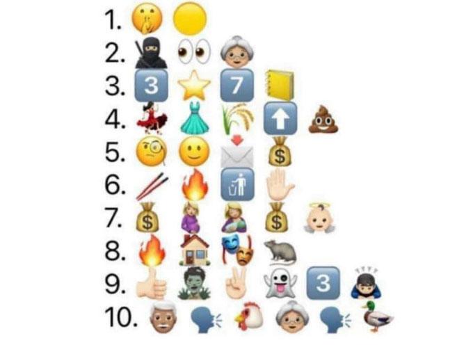 Đoán ca dao, tục ngữ từ emoji 2