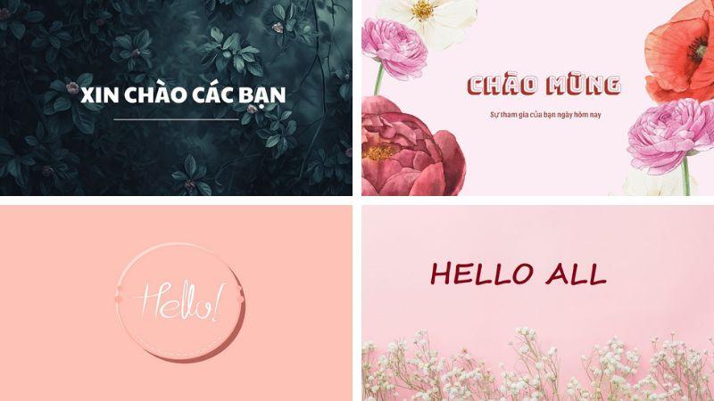 Hình nền chào mừng Powerpoint