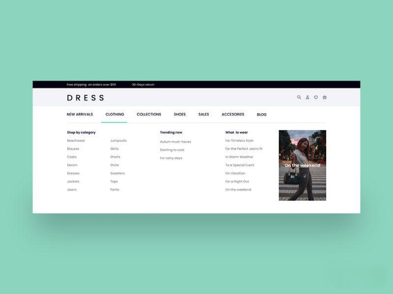 Thanh điều hướng website giúp người dùng dễ dàng tìm kiếm thông tin theo nhu cầu