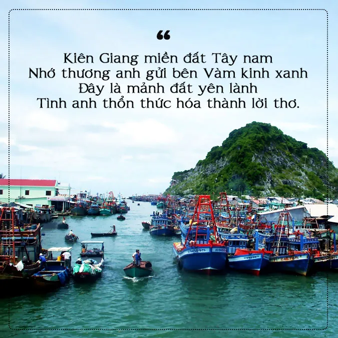 Thơ về Kiên Giang, ca dao nói về Kiên Giang hay nhất 1
