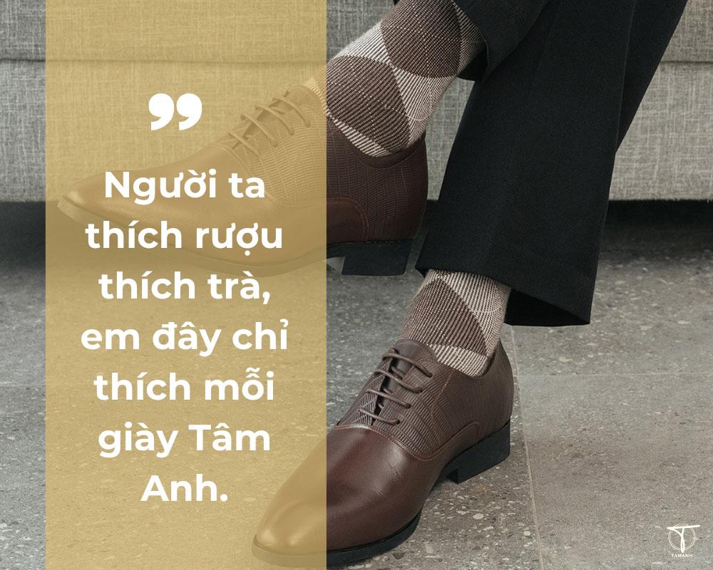 stt về đôi giày vừa chân