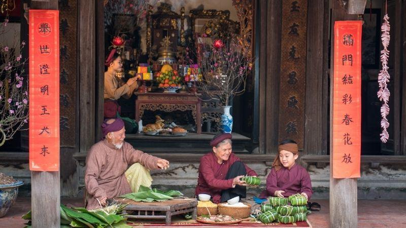 Ý nghĩa món bánh chưng trong ngày Tết