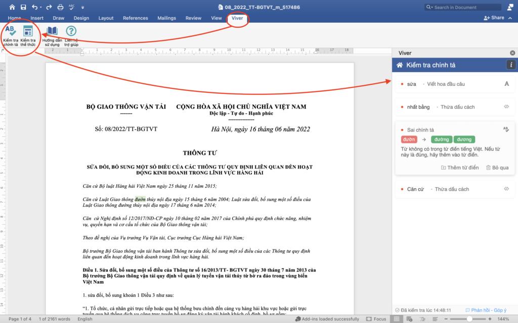 Công cụ kiểm tra chính tả & thể thức Tiếng Việt