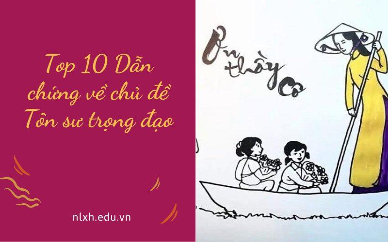 Top 10 Dẫn chứng về chủ đề Tôn sư trọng đạo