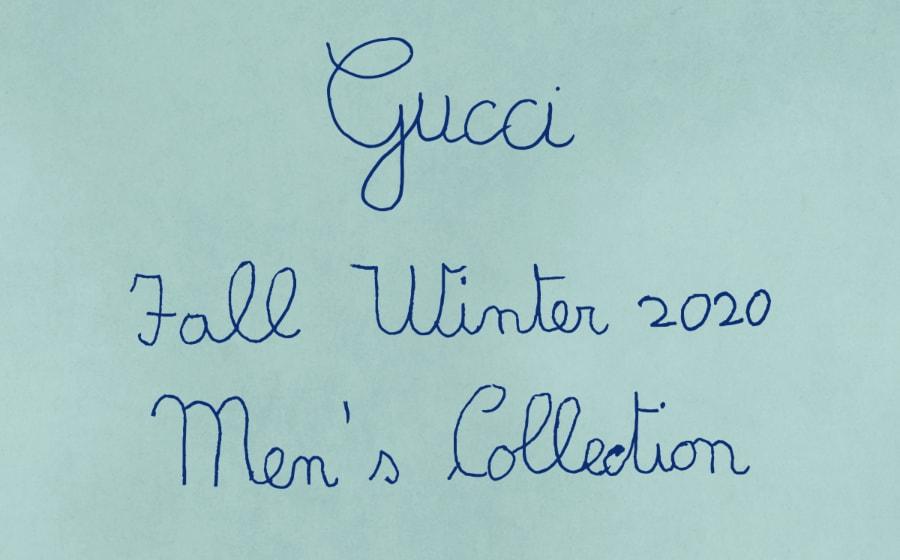 Hình ảnh đại diện của bộ sưu tập thu đông của Gucci