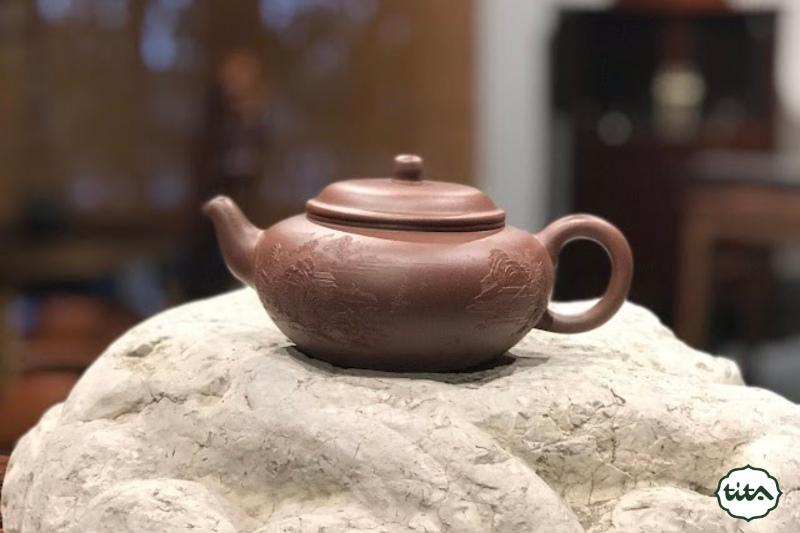 ấm trà tử sa đối ẩm