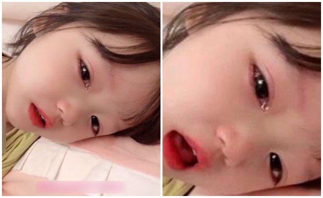 Cô bé bày tỏ bản thân thấy quá mệt vì học nhiều.