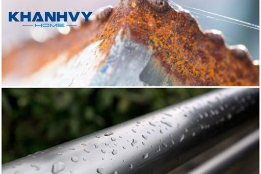 Giá bát đĩa inox 304 có hoen gỉ không và cách xử lý khi giá bát bị hoen gỉ