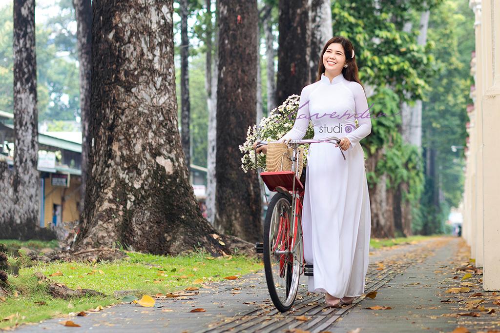 Studio chụp ảnh áo dài ngoại cảnh ở Sài gòn