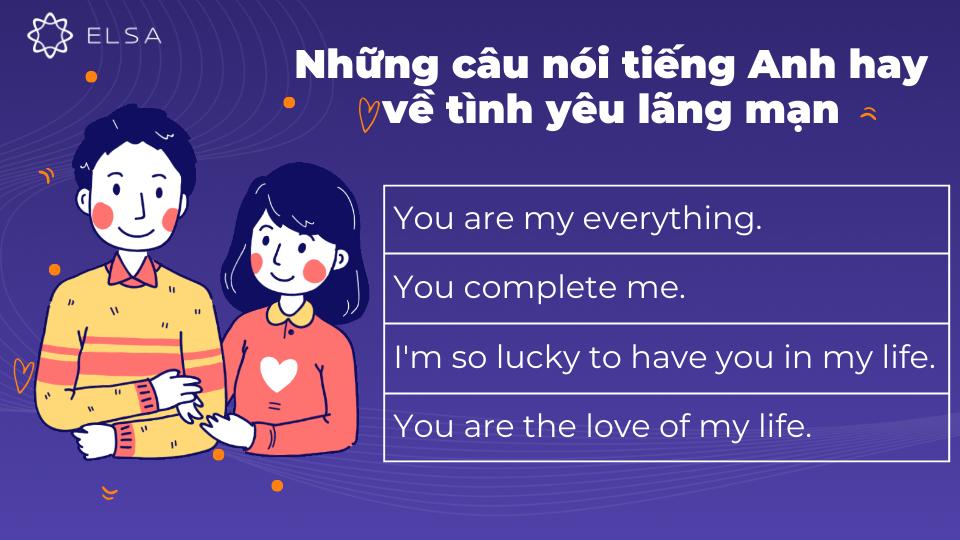 Những câu nói tiếng Anh lãng mạn giúp bạn bày tỏ tình cảm một cách ngọt ngào và đáng nhớ