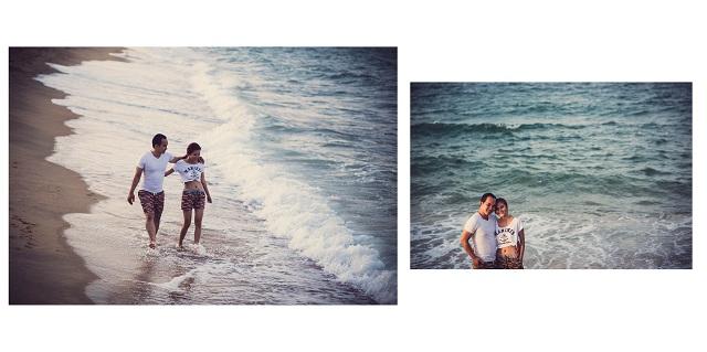 chụp ảnh cưới ở biển