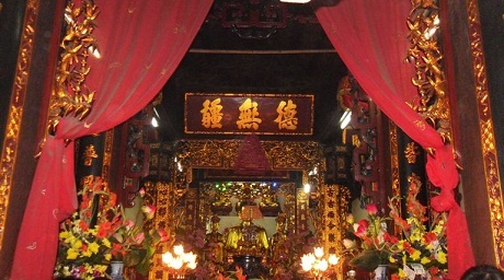 Khu vực “hậu cung” nằm phía bên trong cùng