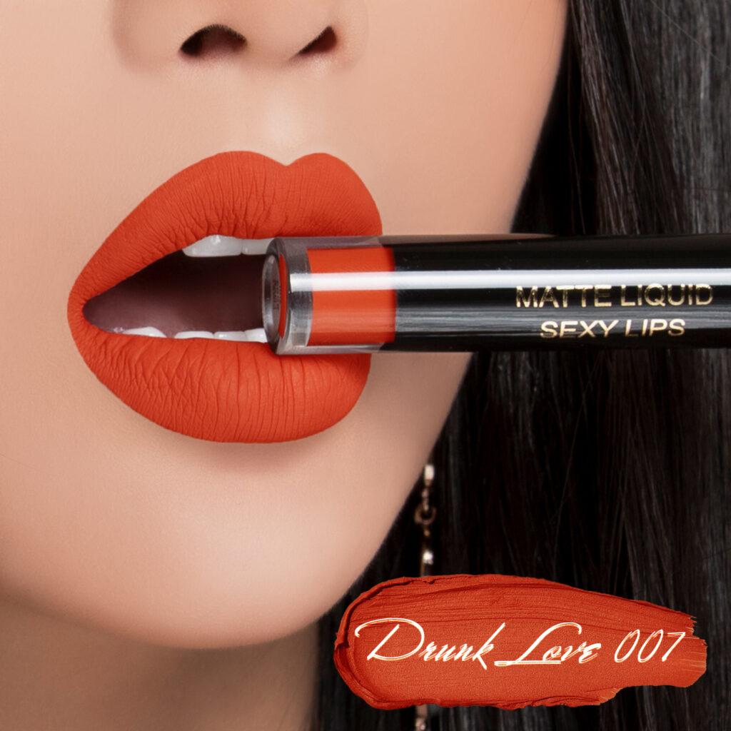 Son lì không trôi Matte Liquid Sexy Lips Drunk Love 007