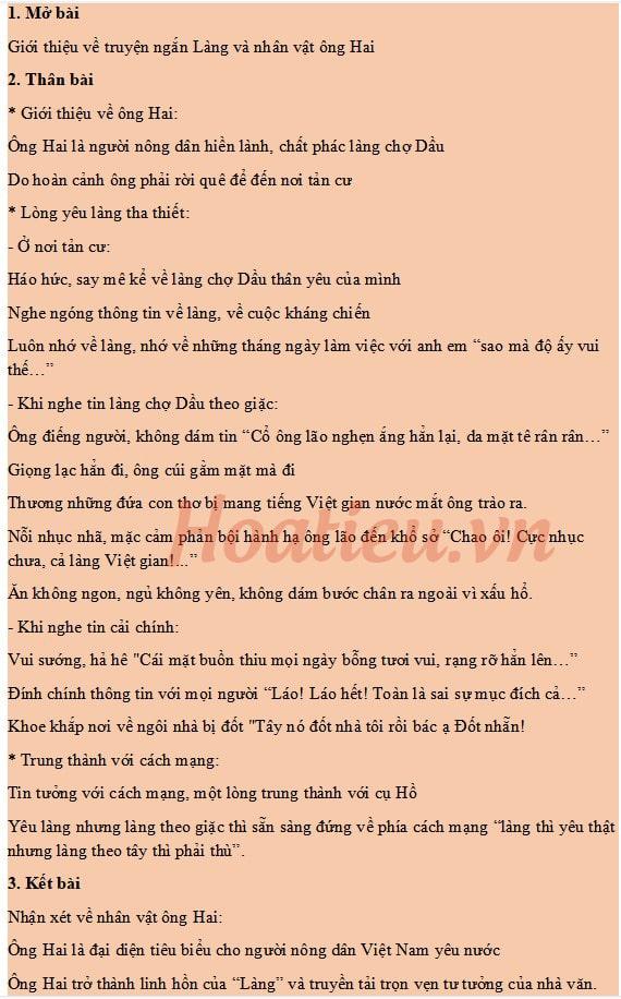 Phân tích nhân vật ông hai