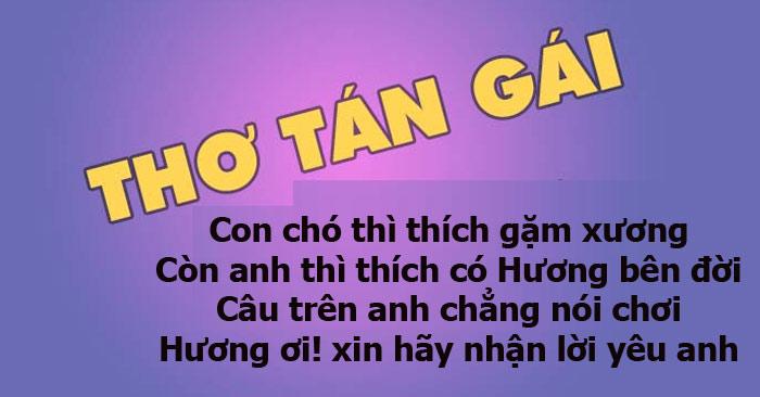 Thơ tán gái bá đạo