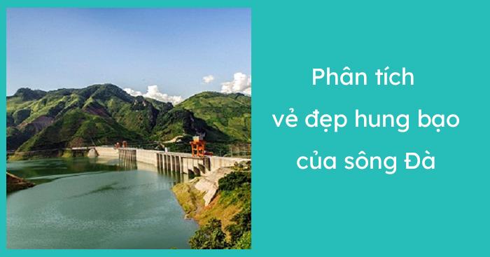 Sơ đồ tư duy hình tượng sông Đà