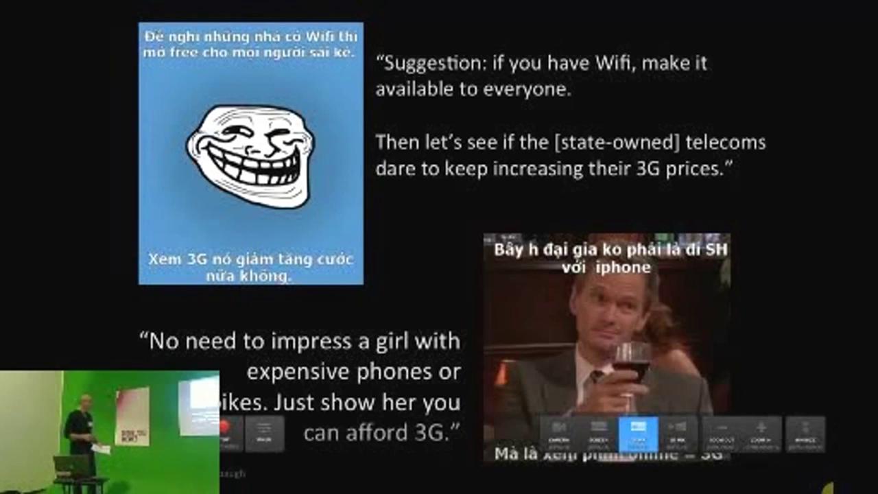 Photo of a kitten on a lawn, labeled "Non-threatening cuddly kitten. Who would censor anything this cute?"