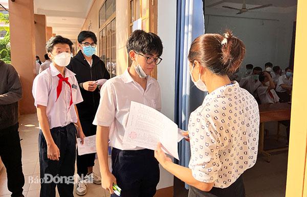 Ngày 20/6, Đồng Nai bắt đầu chấm thi tuyển sinh lớp 10 năm học 20220-2023