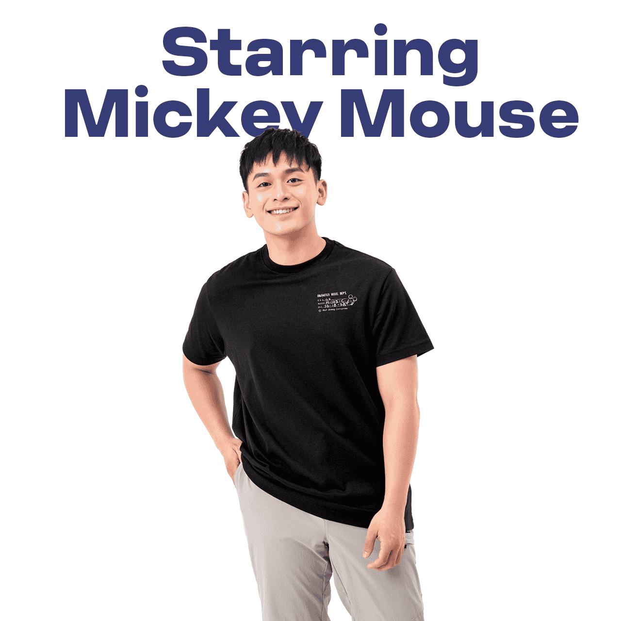 Áo thun Relaxed Fit 84RISING Starring Mickey Mouse