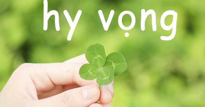 Niềm hy vọng trong cuộc sống