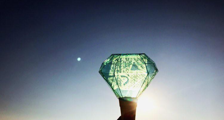 Trăng xanh chụp tại Thanh Hóa (2012).