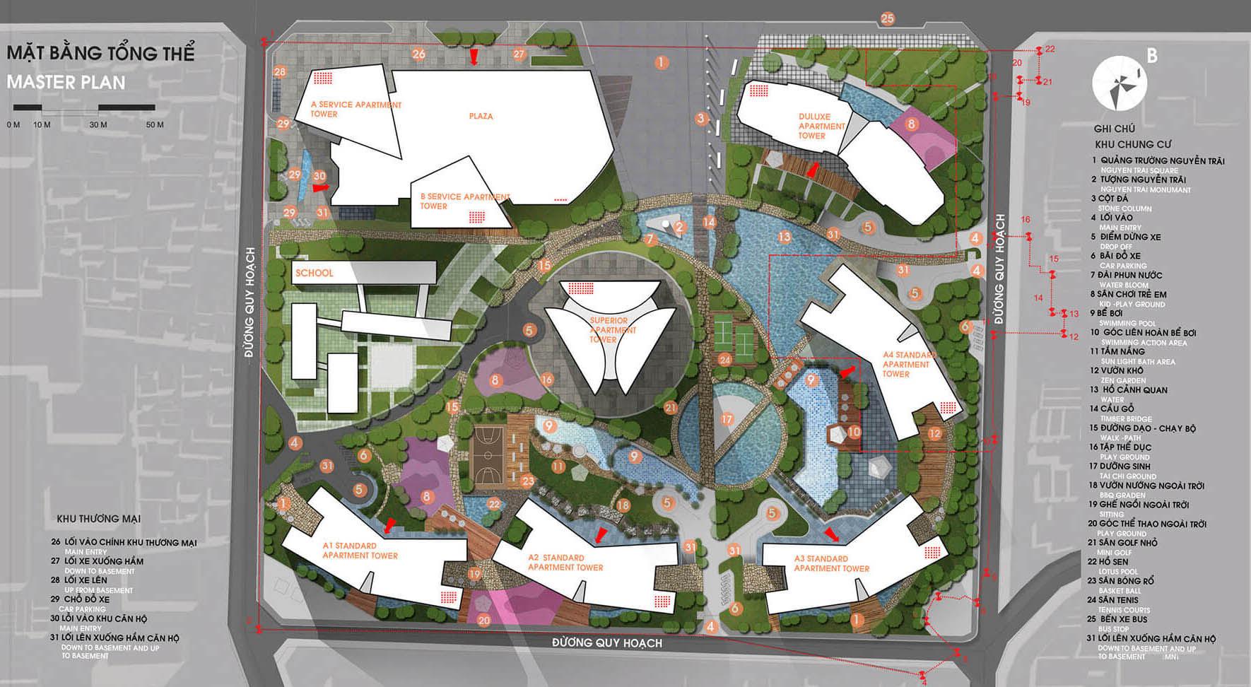 Tiện ích Vinhomes Cao Xà Lá