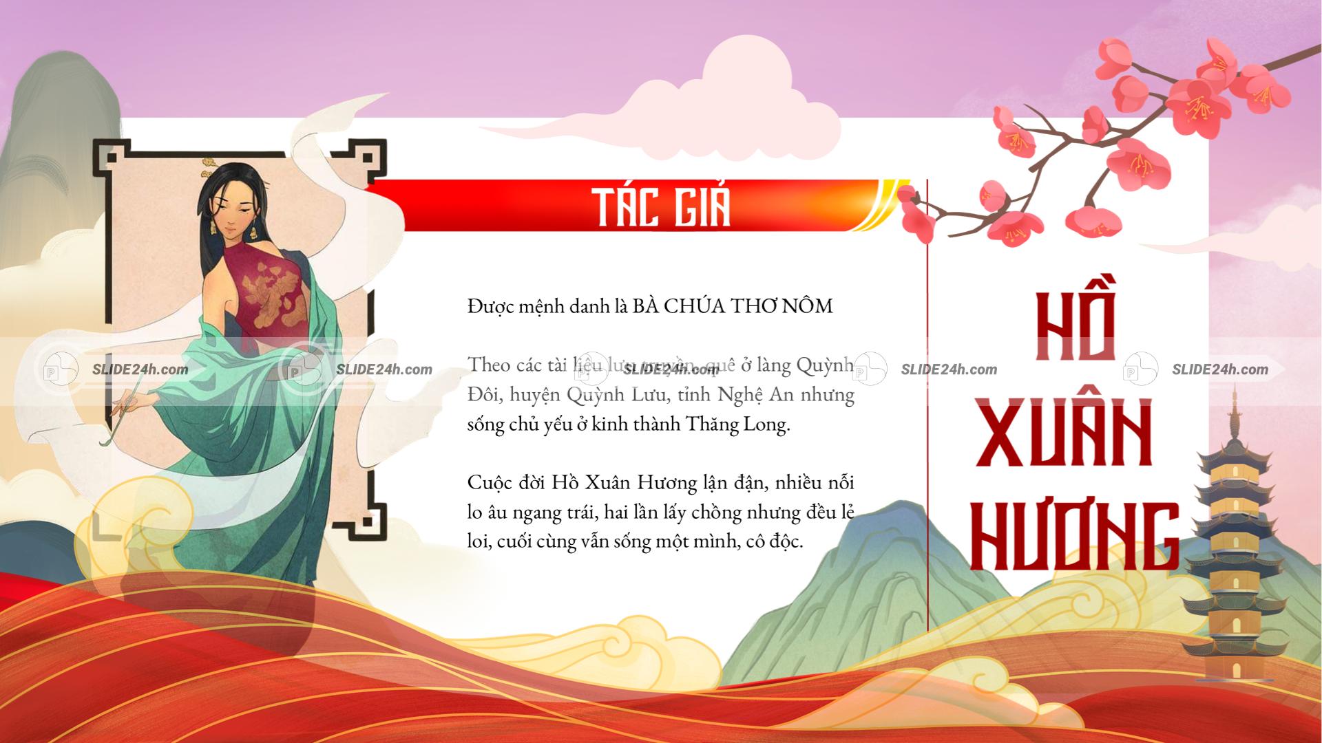 Hồ Xuân Hương, cuộc đời lận đận và tiếng nói cảm thương sâu sắc dành cho người phụ nữ trong thơ.