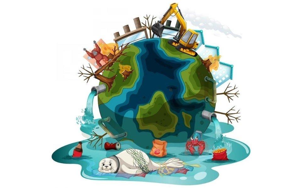 Các bài văn mẫu nghị luận xã hội về ô nhiễm môi trường