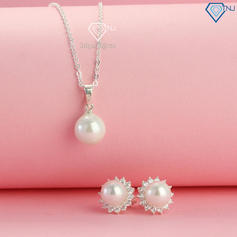 Bộ trang sức ngọc trai đẹp BTS0013