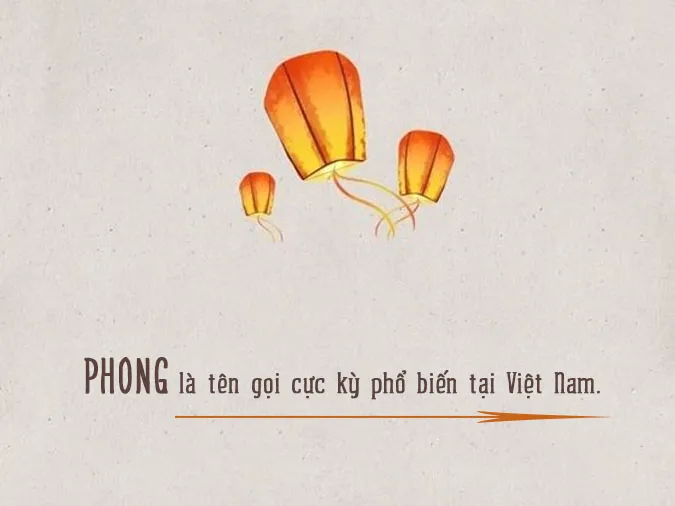 Tên Phong - Một cái tên mang nhiều ý nghĩa 1