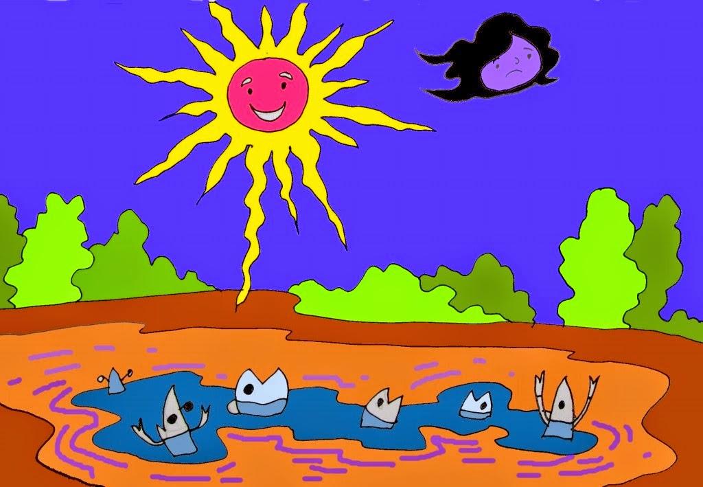 Câu chuyện: Hồ nước và mây