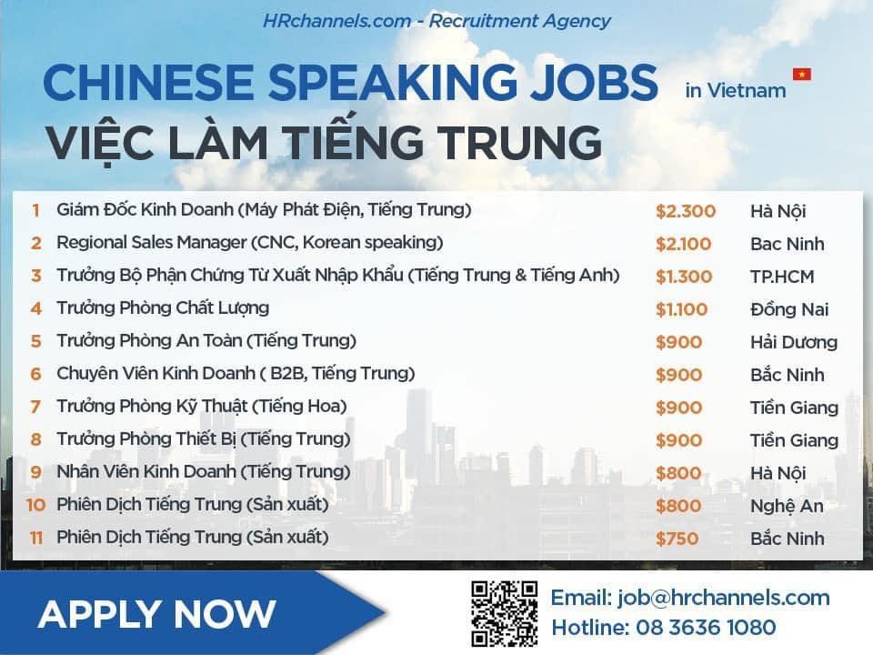Tuyển dụng việc làm lương hấp dẫn