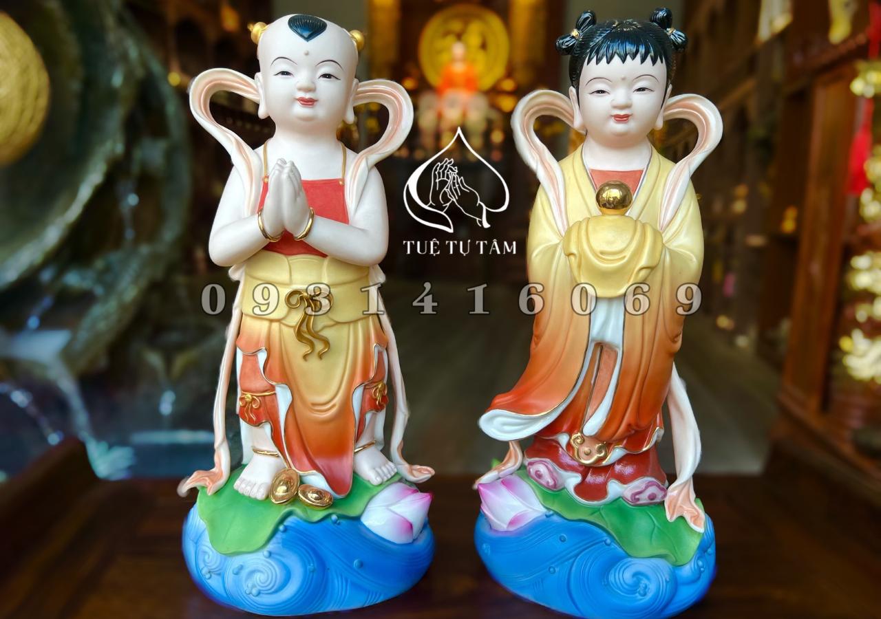 Kim Đồng Ngọc Nữ men sứ cao cấp