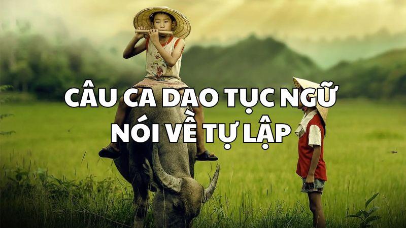 Câu ca dao tục ngữ nói về tự lập — tổng hợp hay nhất kèm ý nghĩa