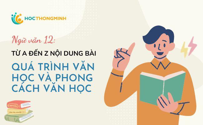 quá trình văn học và phong cách văn học