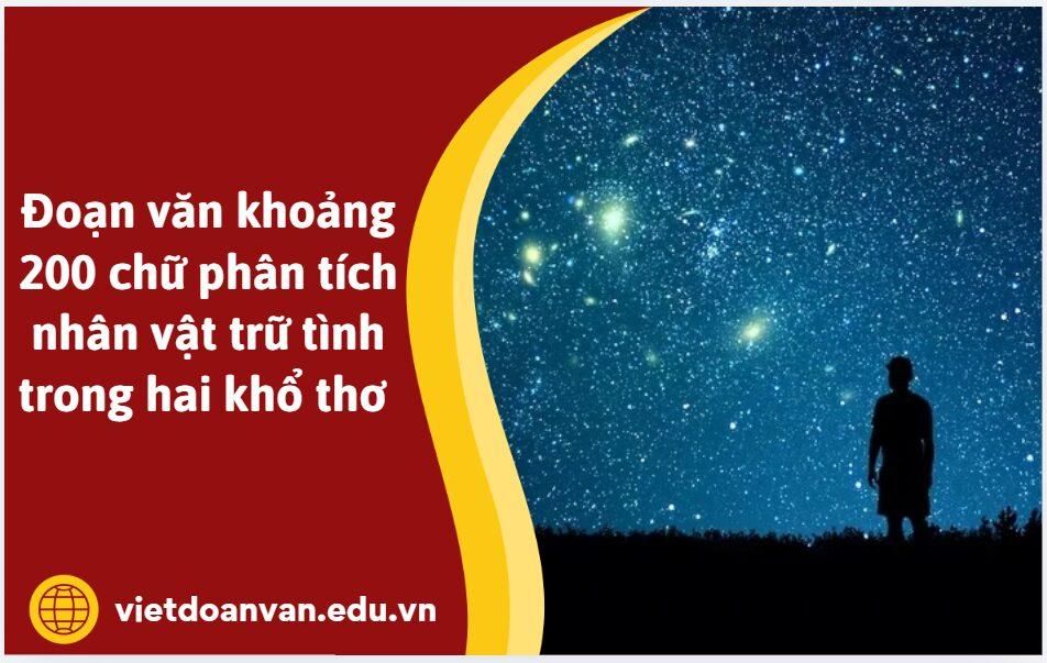 Viết đoạn văn khoảng 200 chữ phân tích nhân vật trữ tình trong hai khổ thơ Em lớn rồi vẫn thế