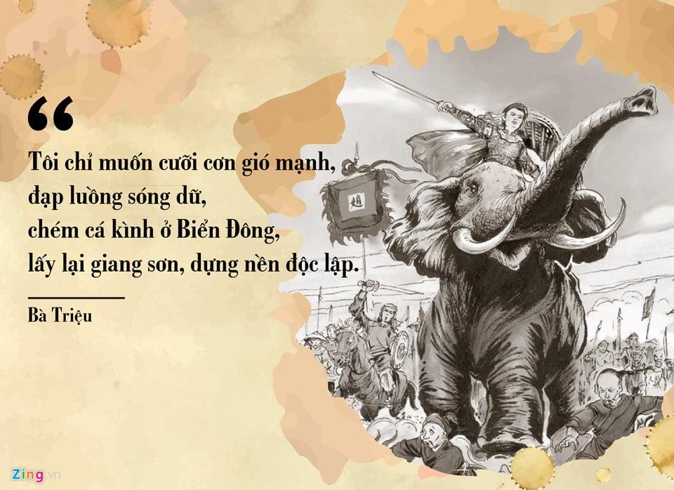 10 câu nói lưu danh muôn đời của anh hùng nước Việt