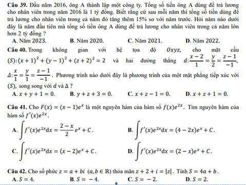 5 lưu ý “VÀNG” giúp chinh phục đề thi môn Toán THPT Quốc gia 2018 - 2