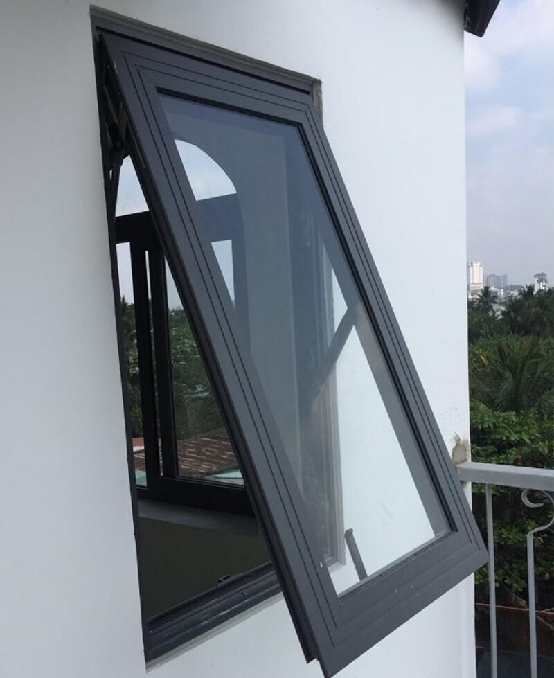 Thông số cửa sổ mở hất 1 cánh nhôm kính