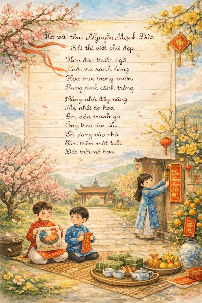 Những bài thơ hay để khai bút