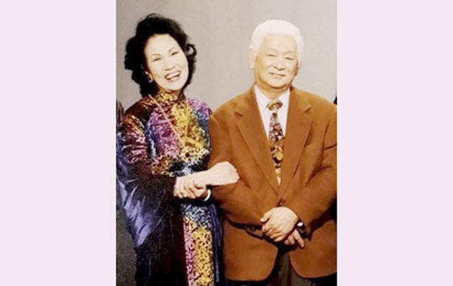 Nhạc sĩ Phạm Duy và ca sĩ Thái Thanh góp phần tôn vinh vẻ đẹp tiếng Việt bằng tài năng âm nhạc thiên phú của mình. Ảnh: TL.