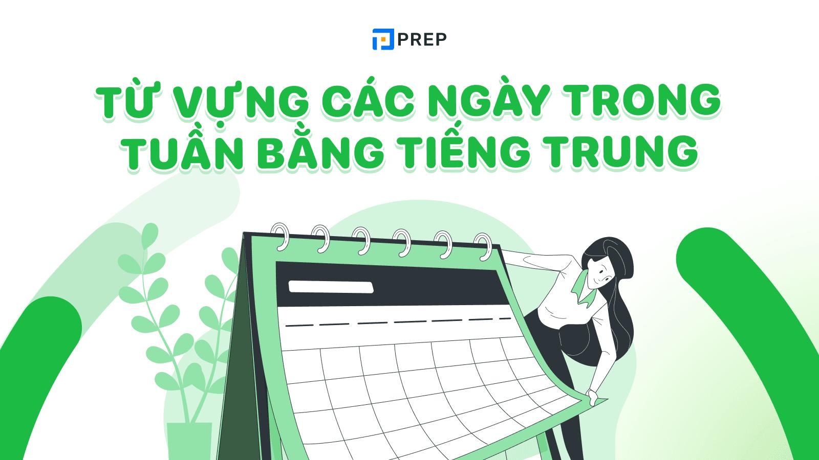 các ngày trong tuần tiếng Trung