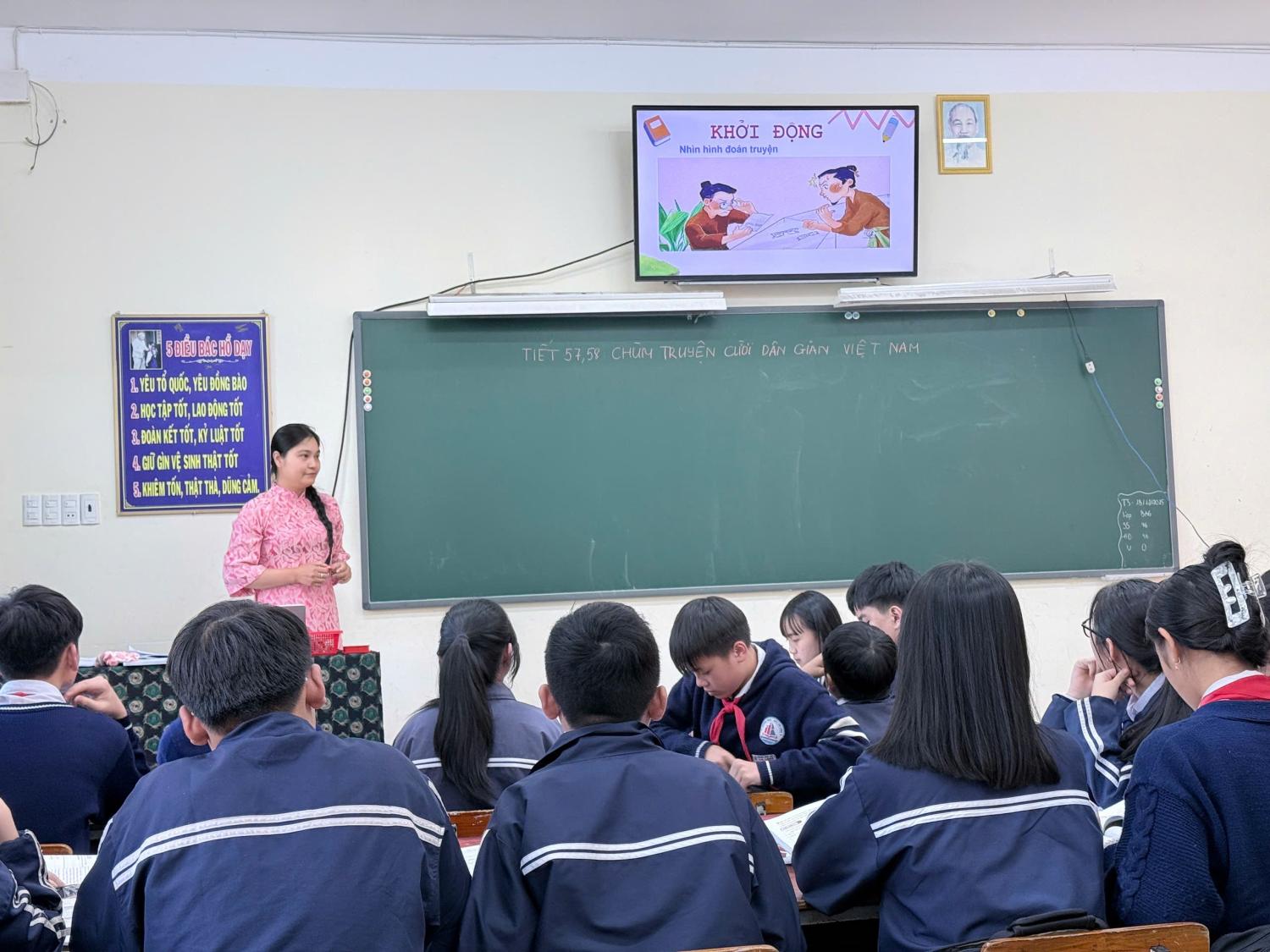CHUYÊN ĐỀ “MỘT SỐ PHƯƠNG PHÁP DẠY TRUYỆN CƯỜI DÂN GIAN VIỆT NAM” CỦA HỌC SINH KHỐI 8